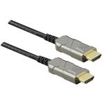 PremiumCord HDMI 2.1 optický kabel, 30m, zlacené konektory