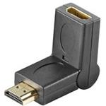 PremiumCord HDMI adapter  19pin Female - 19pin Male otočná, pozlacená