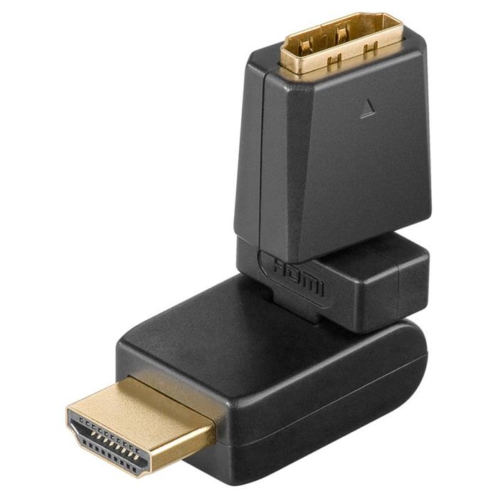 PremiumCord HDMI adapter 19pin Female - 19pin Male otočná ve dvou osách