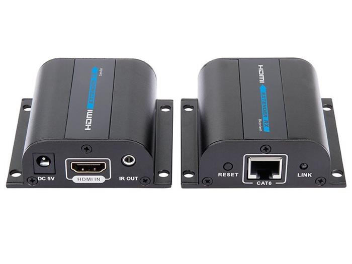 PremiumCord HDMI extender na 60m přes jeden kabel Cat5e/Cat6