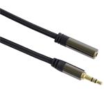 PremiumCord HQ stíněný prodlužovací kabel Jack 3.5mm - Jack 3.5mm M/F 1,5m