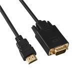 PremiumCord Kabel s HDMI na VGA převodníkem, délka kabelu 2m 