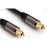 PremiumCord Kabel Toslink M/M, OD:6mm, Gold design  1m