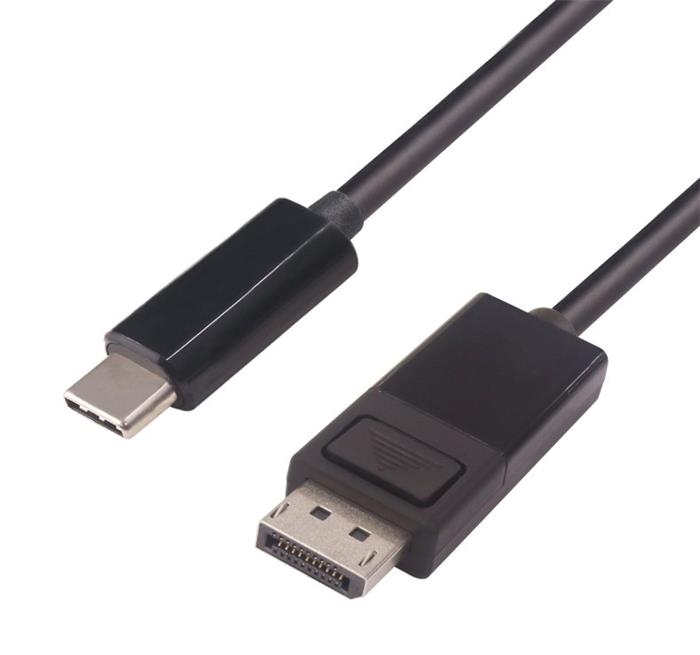 PremiumCord kabelový adaptér USB3.1 C -> DisplayPort, 2m kabel