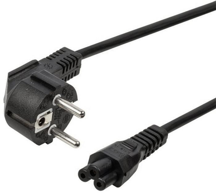 PremiumCord napájecí kabel k adaptéru notebooku, 3-pinový, 1m