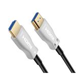 PremiumCord optický HDMI 2.0 kabel, 5m, M/M, zlacené konektory