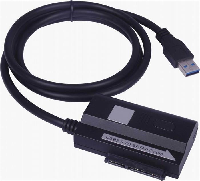 PremiumCord převodník USB 3.0 - SATA + napájecí adaptér