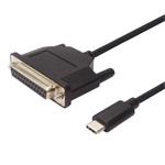 PremiumCord převodník USB-C -> Centronics, délka 1.5m