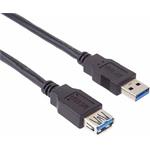 PremiumCord Prodlužovací kabel USB 3.0, A-A, 0.5m