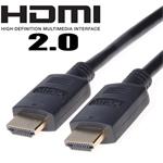 PremiumCord propojovací kabel HDMI 2.0, 0.5m, černý