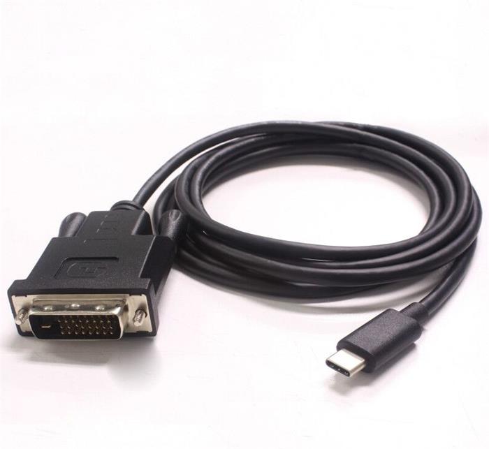 PremiumCord propojovací kabel USB-C (DP alt) na DVI, 1.8m