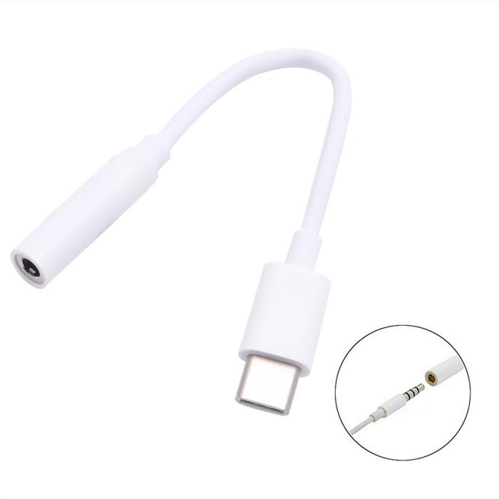 PremiumCord sluchátkový adaptér do USB-C konektoru, bílý