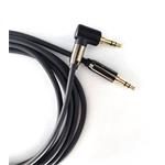 PremiumCord stíněný propojovací kabel, 2x Jack 3.5mm, 1.5m, lomený