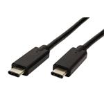 PremiumCord USB 3.1 kabel USB-C -> USB-C, 3A, 10Gbps, 2m, černý