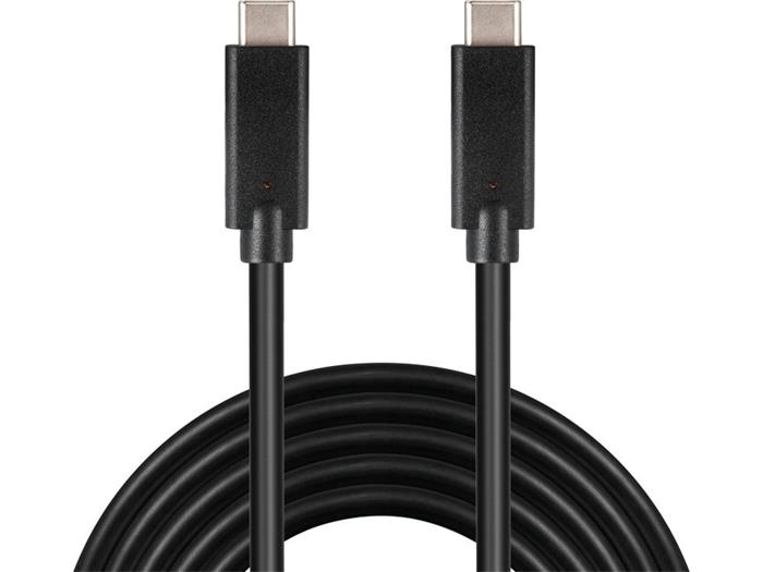 PremiumCord USB 3.2 kabel USB-C -> USB-C, 3A, 20Gbps, 0.5m, černý