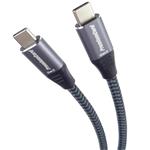 PremiumCord USB 3.2 propojovací USB-C kabel, 20Gbps, 60W, 1m, oplet