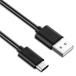 PremiumCord USB-C kabel pro rychlé nabíjení, USB 2.0, 3A, 0.5m, černý