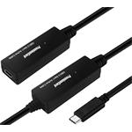 PremiumCord USB-C repeater a prodlužovací kabel, 5Gbps, 10m