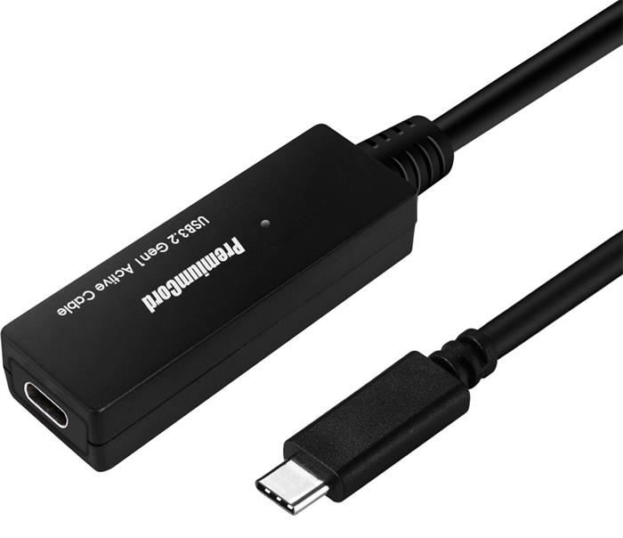 PremiumCord USB-C repeater a prodlužovací kabel, 5Gbps, 5m