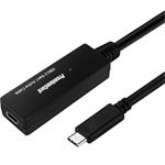 PremiumCord USB-C repeater a prodlužovací kabel, 5Gbps, 5m