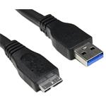 PremiumCord USB3.0 kabel, Typ A(m) -> micro B (m), 0.5m, černý