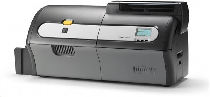 Printer ZXP Series 7; Dual Sided, Dual-Sided Lamination, UK/EU Cords, USB, 10/100 Ethernet, Contact and Contactless Mif