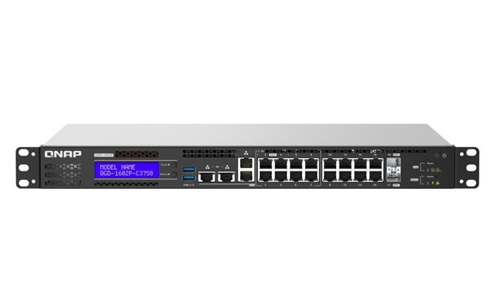 QNAP řízený hybridní switch QGD-1602-C3758-16G