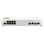 QNAP řízený switch QSW-M2108-2C (8x 2,5GbE RJ45 a 2x kombinované 10GbE SFP+ / RJ-45)