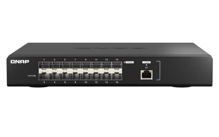 QNAP řízený switch QSW-M5216-1T (16x 25GbE SFP28 port, 1x 10GbE)