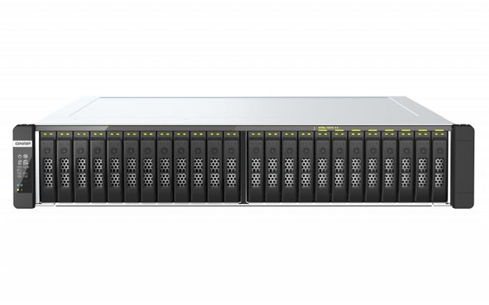 QNAP TDS-h2489FU-4314-128G (2x Xeon, 128GB ECC RAM, 24x 2,5" SATA, 2x M.2 NVMe, 4x 2,5GbE, 2x 25GbE)