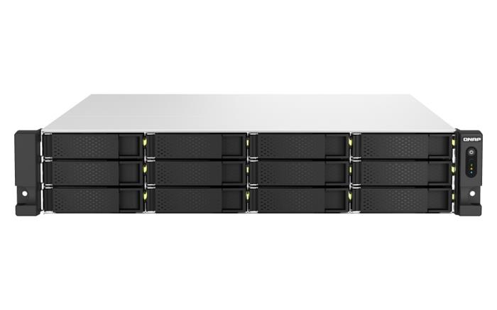 QNAP TS-h1887XU-RP-E2334-16G (Xeon 4,8GHz, ZFS, 16GB ECC RAM, 12x 3,5" + 6x2,5", 2x 2,5GbE, 2x10GbE)