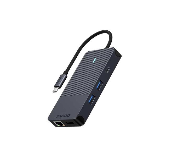 RAPOO adaptér UCM-2005, 10-in-1 USB-C Multiport Adapter