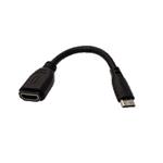 Redukce kabelová HDMI A(F) - miniHDMI (M), 15cm 