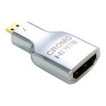 Redukce microHDMI -> HDMI  kovová, zlacená