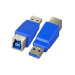 Redukce USB3.0 A(M) - USB3.0 B(F), modrá