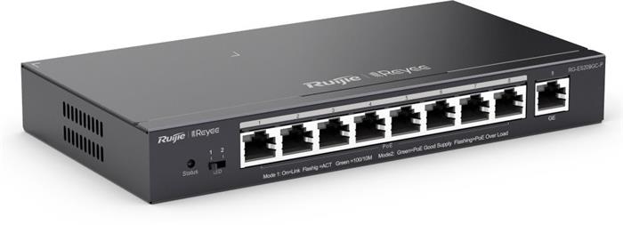 Reyee RG-ES209GC-P Smart managed PoE switch, 8x PoE