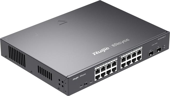 Reyee RG-ES218GC-P Smart managed PoE switch, 16x PoE, 2x SFP