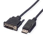 Roline DisplayPort kabel, DP(M) -> DVI(M), 2m