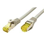 S/FTP patchkabel kat. 7, s konektory RJ45, LSOH, 3m, šedý