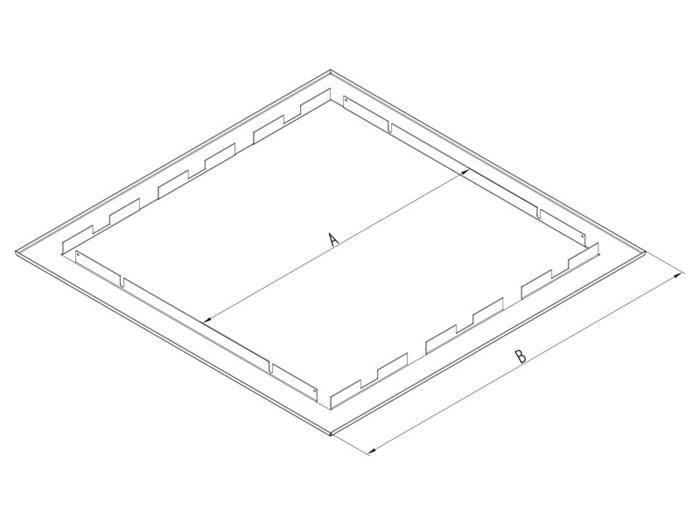 Sada pro zazdění RNA/SNA v.500 RAL9003 hl.lesklá