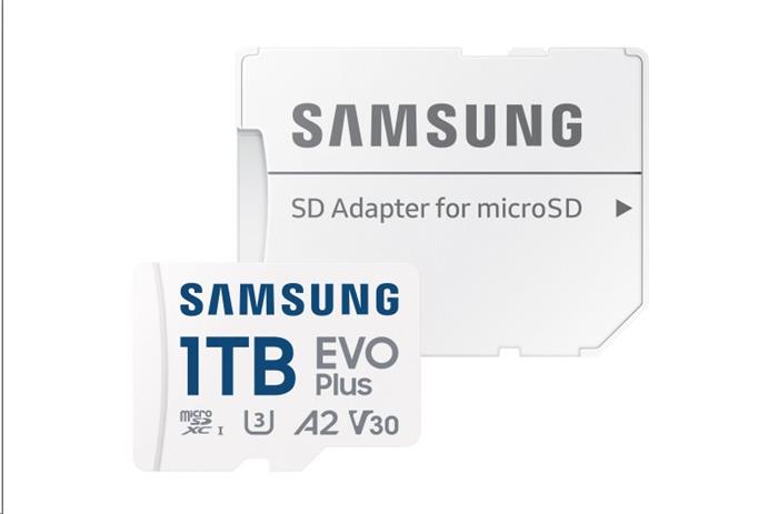 Samsung EVO Plus 1TB microSDXC karta, UHS-I U3 A2 + SD adaptér