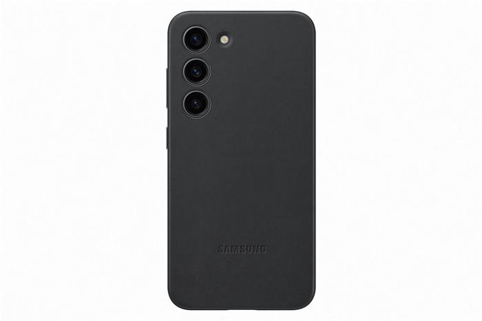 Samsung kožený zadní kryt pro Samsung Galaxy S23 Black