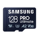 Samsung PRO Ultimate 128GB microSDXC karta, UHS-I U3 A2 + adaptér