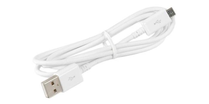 Samsung propojovací micro USB kabel, 1m, bílý, bulk