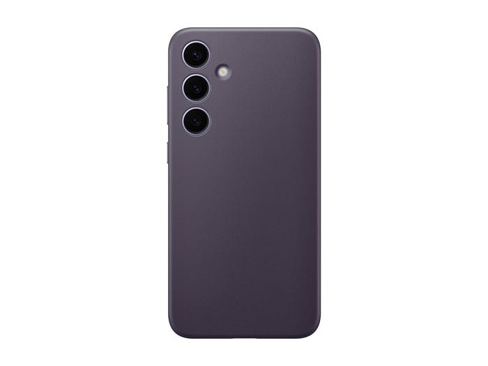 Samsung Zadní kryt z veganské kůže S24+ Dark Violet