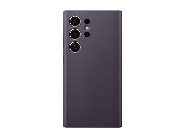 Samsung Zadní kryt z veganské kůže S24 Ultra Dark Violet