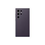 Samsung Zadní kryt z veganské kůže S24 Ultra Dark Violet