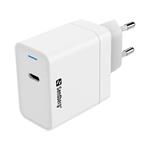 Sandberg USB-C AC Charger PD65W, EU, bílá