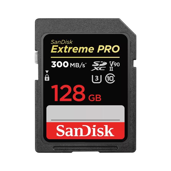 SanDisk Extreme PRO 128GB SDXC karta, UHS-II V90, 300R/260W