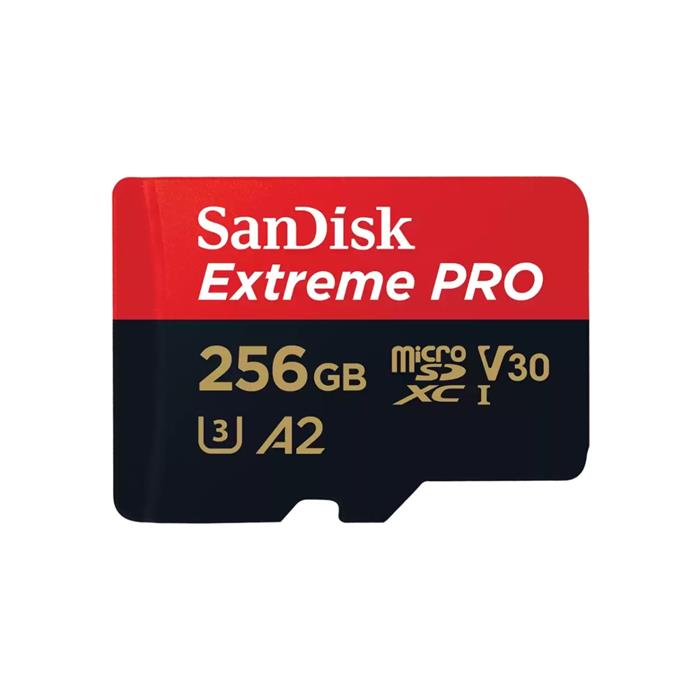 SanDisk Extreme PRO 256GB microSDXC karta, 200R/140W + adaptér